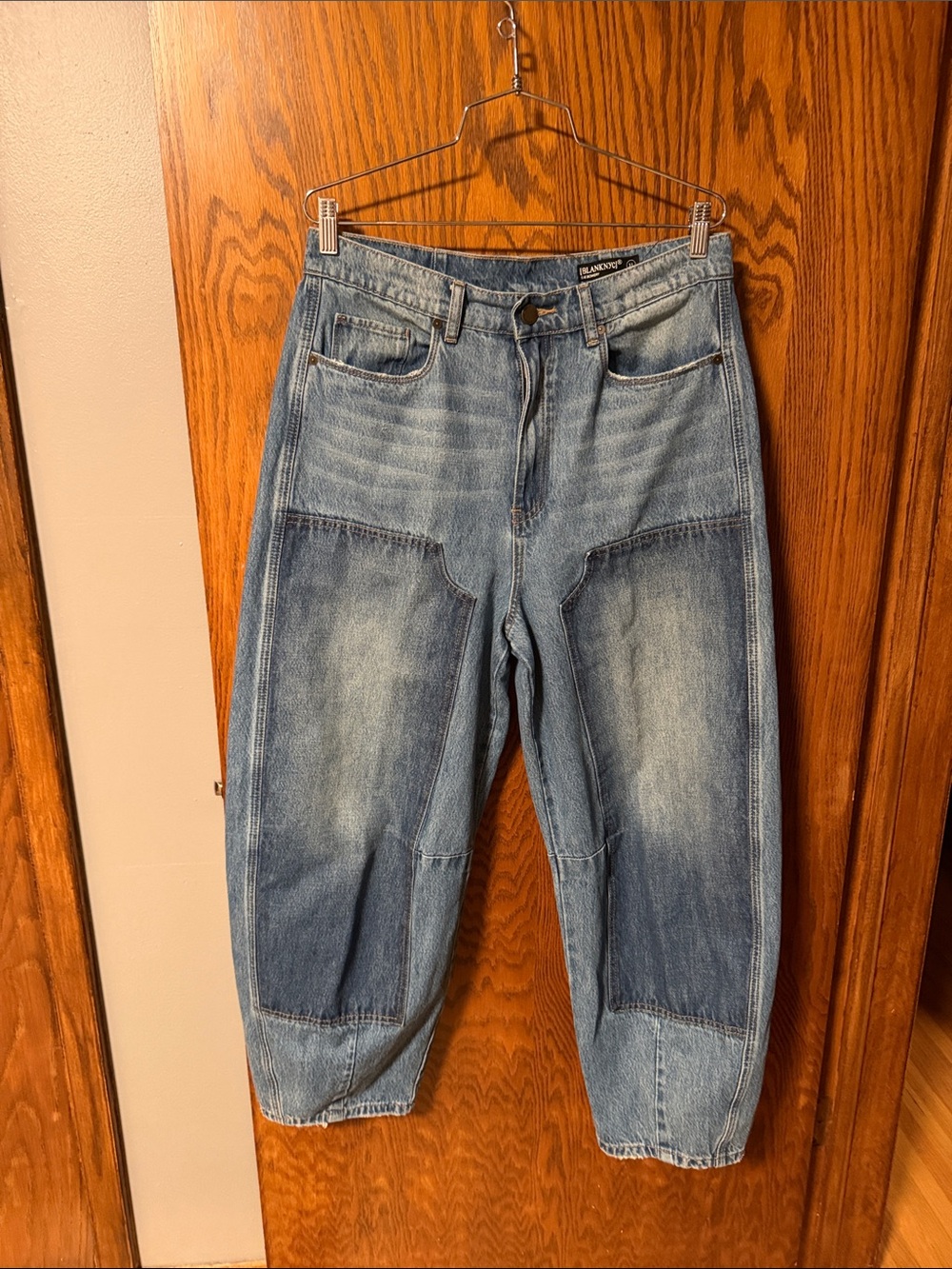 Blank NYC Men's Relaxed Carpenter Jeans - Light Blue Wash